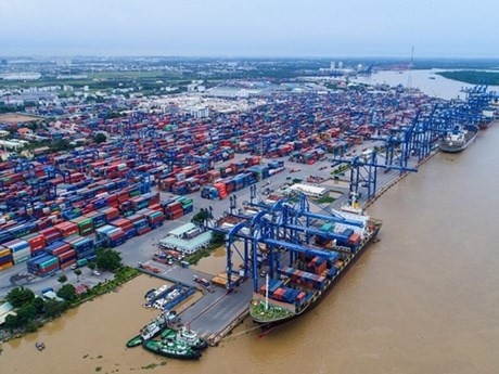 Puerto Tan Cang - Cat Lai, uno de los dos "puertos verdes" de la Corporación de Tan Cang Sai Gon. (Fuente: VNA)