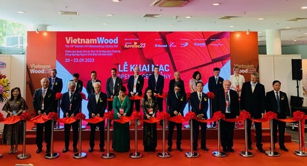 La XV Feria Internacional de la Industria de la Madera de Vietnam. (Fuente: VNA)