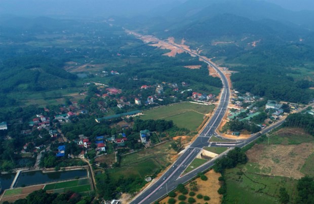 El punto de partido en la carretera Hanói - Hoa Binh. (Foto: Vnexpress)