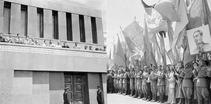 El 9 de julio de 1955, el pueblo de la capital de Ulan Bator celebró un mitín solemne para dar la bienvenida al Presidente Ho Chi Minh a Mongolia. (Foto: VNA)