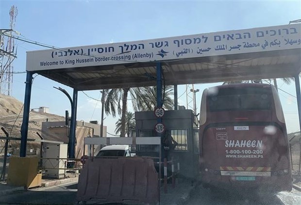 Paso fronterizo del Puente Allenby entre Israel y Jordania. (Foto: VNA)