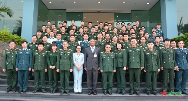 Inauguran curso de formación sobre Derecho Internacional Humanitario para fuerzas de paz de Vietnam. (Foto: VNA)