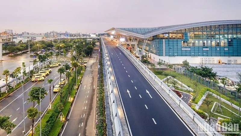 Terminal internacional del aeropuerto de Da Nang. 