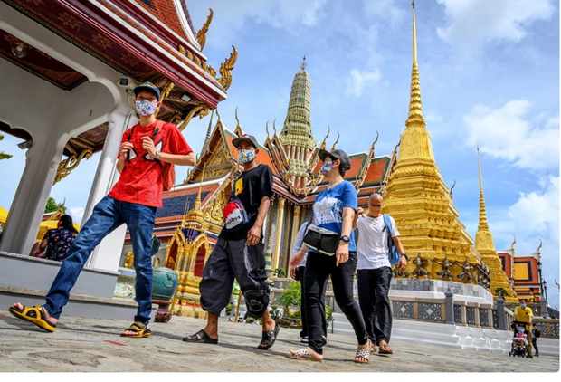 Los ingresos relacionados con el turismo en Tailandia aumentan un 44 por ciento durante el período de cuenta regresiva del Año Nuevo. (Foto: AFP/VNA)