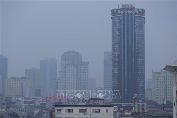 Contaminación del aire en Hanói. (Foto: VNA)
