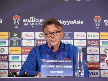 El entrenador de la selección nacional de fútbol masculino de Vietnam, Philippe Troussier. (Foto: VNA)