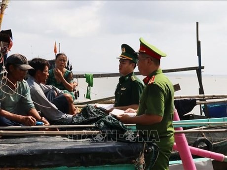 En operación la Guardia Fronteriza de Tien Giang. (Foto: VNA)