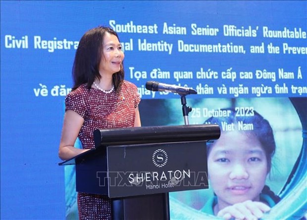 Pauline Tamesis, coordinadora residente de la ONU en Vietnam. (Fotografía: VNA)