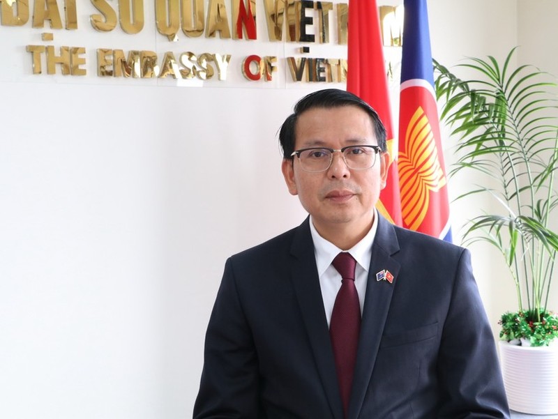 El embajador vietnamita en Nueva Zelanda, Nguyen Van Trung. (Fotografía: VNA)
