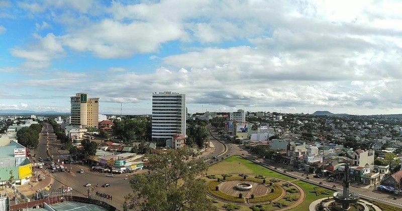 Un rincón de la ciudad de Pleiku, provincia de Gia Lai, en la Altiplanicie Occidental. (Foto: VNA)