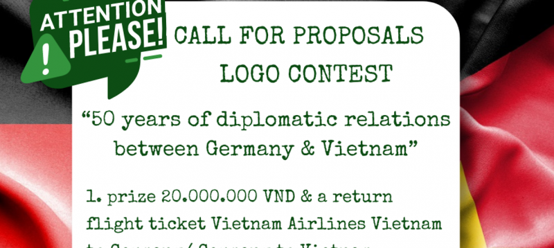 Concurso de diseño para el logo de relaciones Vietnam- Alemania. (Foto: thoidai.com.vn)