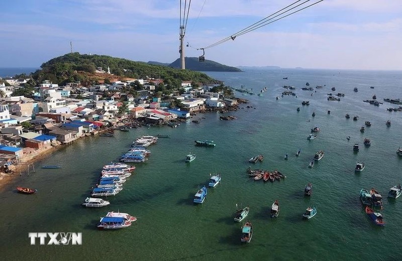 En la aldea pesquera de Hon Thom en Phu Quoc. (Fotografía: VNA)