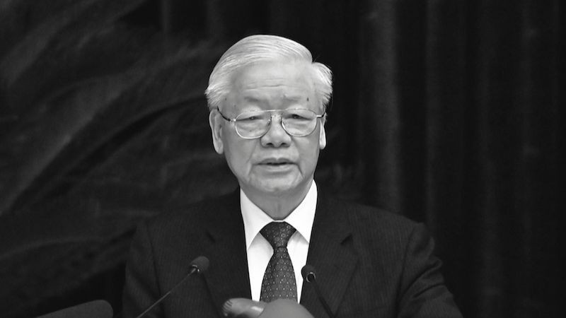 El secretario general del Partido Comunista de Vietnam (PCV), Nguyen Phu Trong