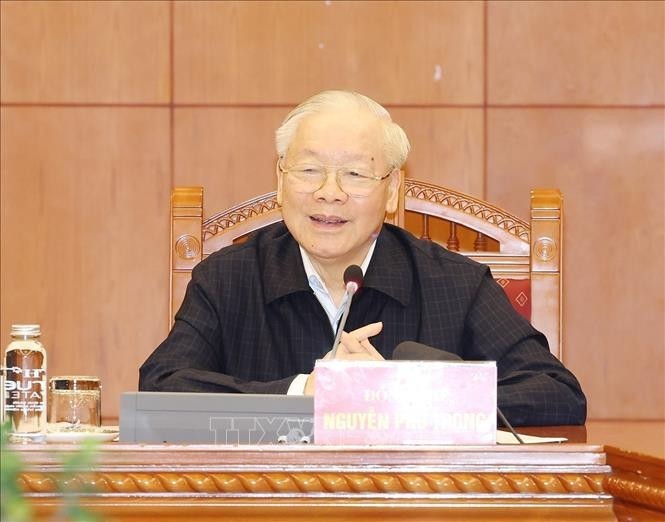 El secretario general del Partido Comunista de Vietnam, Nguyen Phu Trong. (Foto: VNA)