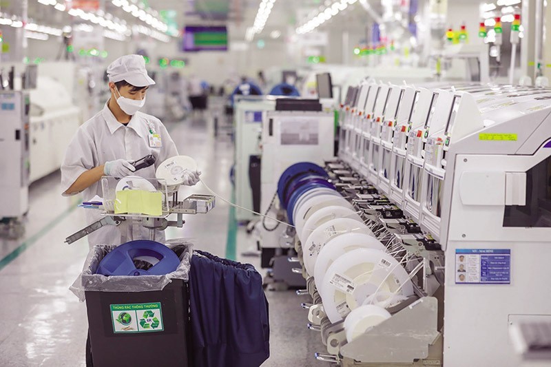 Samsung siempre considera a Vietnam su "base" de producción global. (Foto: baodautu.vn)