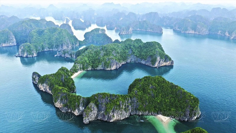 La bahía de Lan Ha desde arriba (Foto: Revista Vietnam)