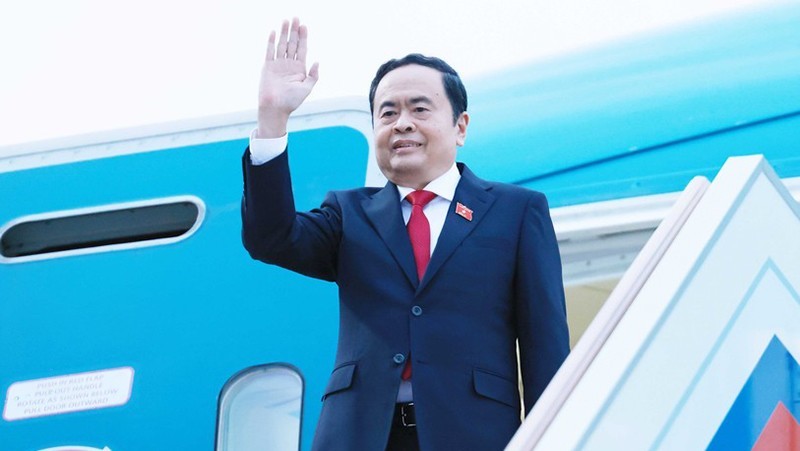 El presidente de la ANV, Tran Thanh Man, concluyó su visita oficial a Rusia, donde copresidió la tercera reunión del Comité de Cooperación Interparlamentaria Vietnam-Rusia. (Foto: VNA)