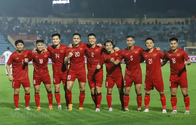 Uno de los objetivos notables de esta estrategia es lograr que la selección masculina de fútbol gane la participación en la Copa Mundial de este deporte. (Foto: VNA)