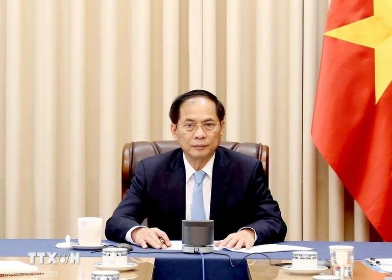 El viceprimer ministro y canciller de Vietnam, Bui Thanh Son. (Foto: VNA)