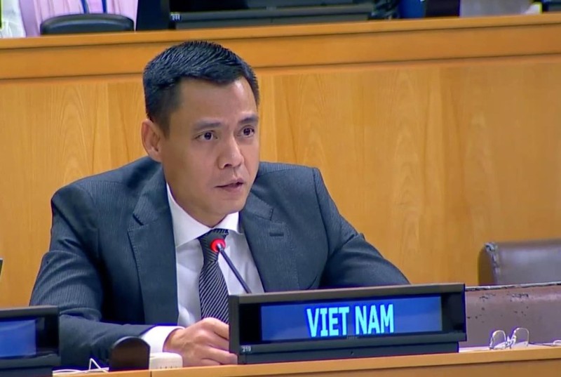 El embajador Dang Hoang Giang, representante permanente de Vietnam ante las Naciones Unidas (Foto: VNA)