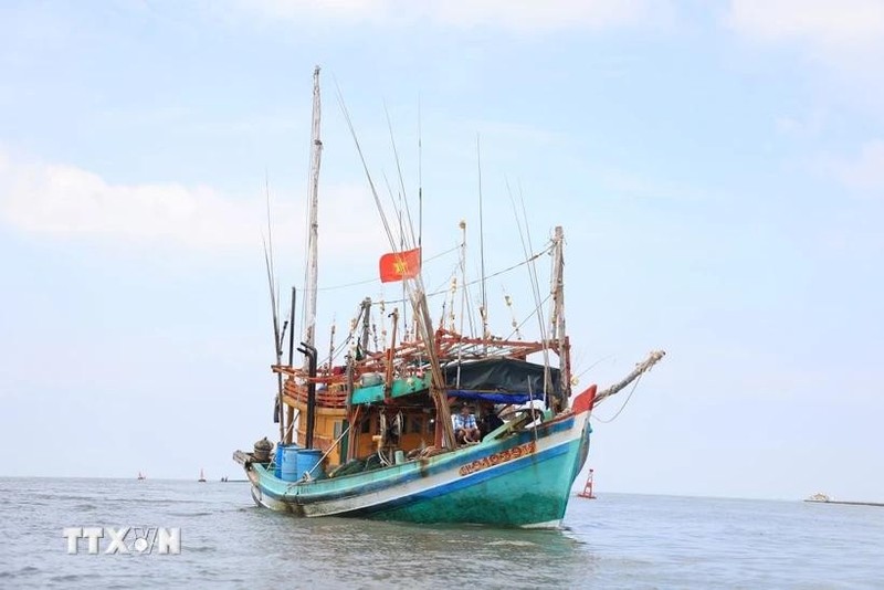 Un barco pesquero de la provincia de Ca Mau. (Foto: VNA)