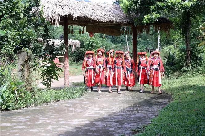 Mujeres de Pa Then. (Foto: VNA)