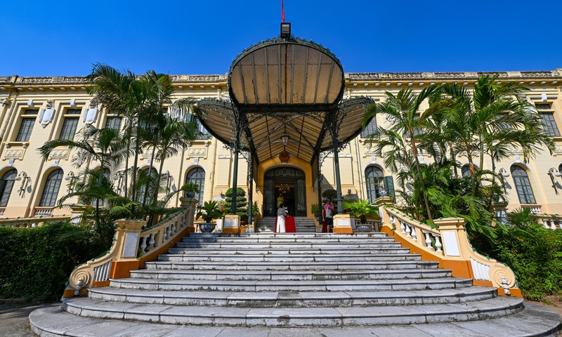 La Casa de Huéspedes del Gobierno o Bac Bo Phu (Palacio del gobernador de Tonkín) abrió sus puertas por primera vez a los visitantes del 9 al 17 de este mes. (Foto: vnexpress.net)