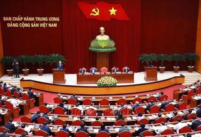 El Comité Central del Partido Comunista de Vietnam se reúne en Hanói. (Foto: VNA)