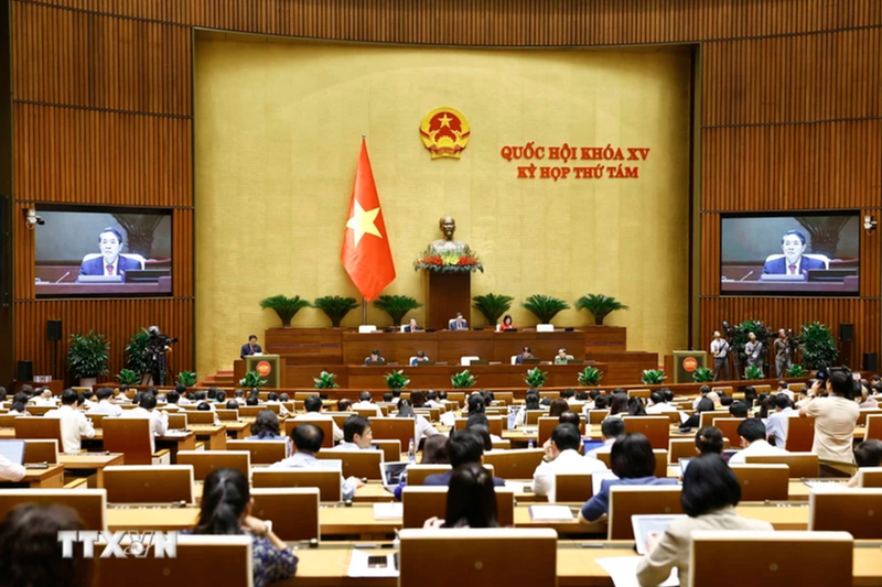 Los diputados vietnamitas de la Asamblea Nacional de la XV Legislatura discutirán el proyecto para enmendar y complementar algunos artículos de la Ley de Publicidad. (Foto: VNA)