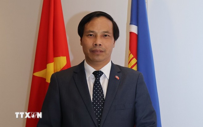 El embajador vietnamita en Catar, Nguyen Huy Hiep. (Foto: VNA)