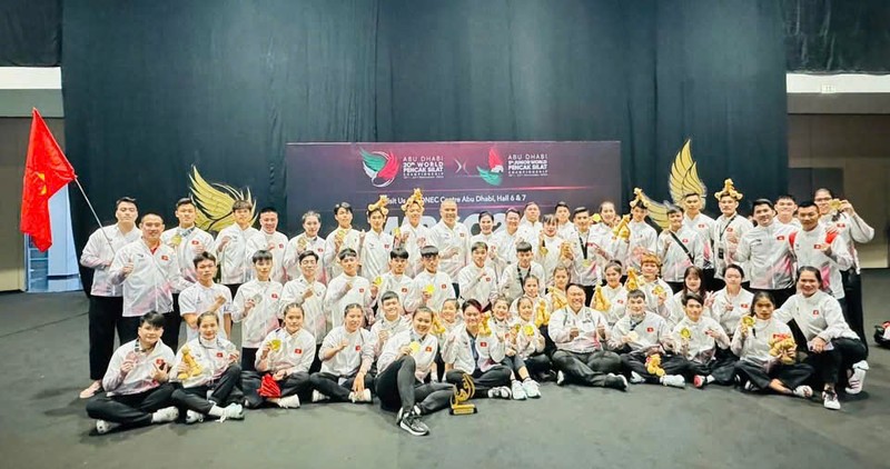 Los atletas vietnamitas ganan 18 medallas en Campeonato Mundial de Pencak Silat 2024. (Foto: Ministerio de Cultura, Deportes y Turismo) 