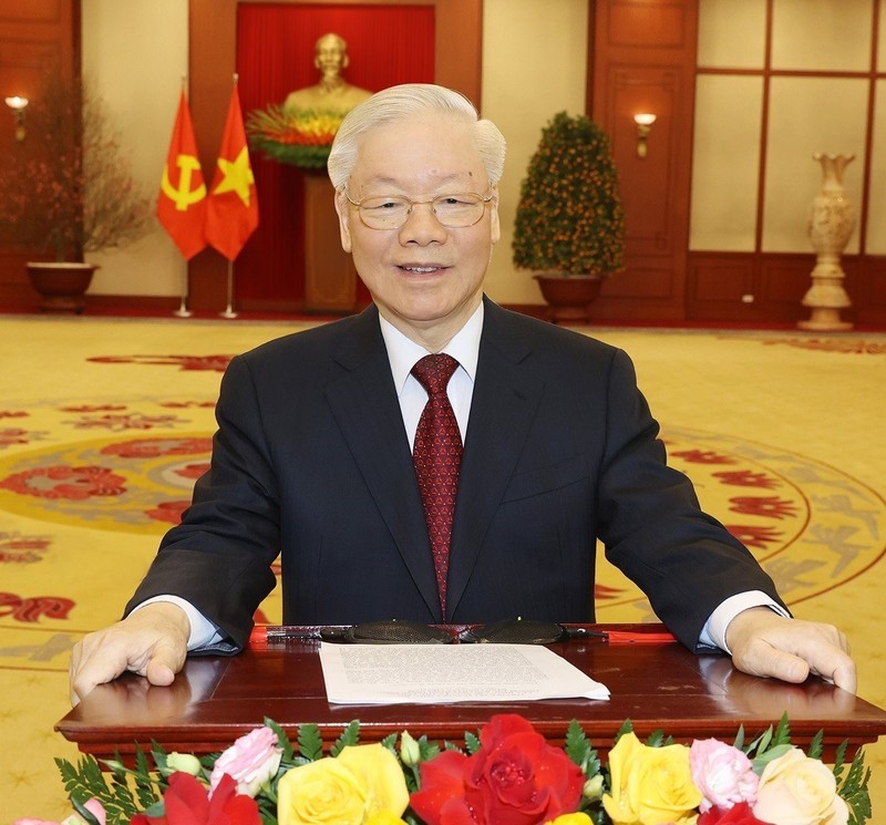 Mensaje de Felicitación del Nuevo Año Lunar del máximo dirigente de Vietnam