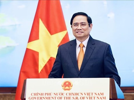 El primer ministro vietnamita, Pham Minh Chinh (Fotografía: VNA)