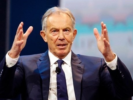 El ex primer ministro de Reino Unido e Irlanda del Norte, y titular del Instituto Tony Blair para el Cambio Global, (TBI), Tony Blair (Fuente: AFP)