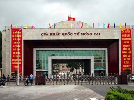 La puerta fronteriza de Mong Cai, en Quang Ninh (Foto: VNA)