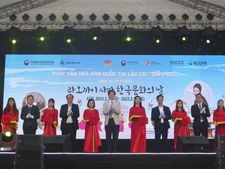 Inauguran Festival Cultural de Corea del Sur en la provincia vietnamita de Lao Cai (Foto: VNA)
