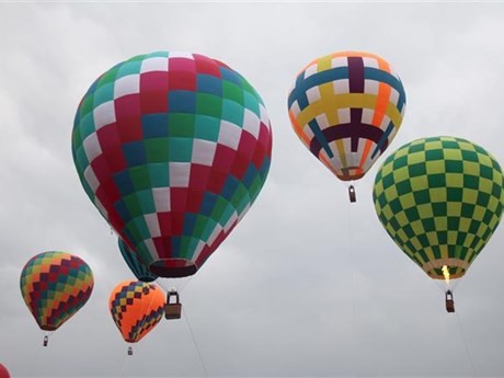 Los globos aerostásticos en Binh Thuan (Foto: VNA)
