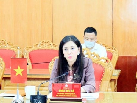 Doan Thu Ha, vicepresidenta del Comité Popular provincial de Lang Son (Fuente: VNA)