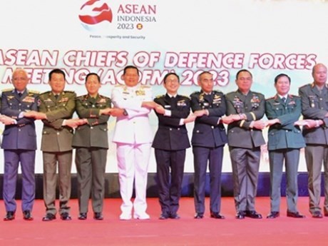 Los jefes militares en ACDFM-20. (Foto: VNA)