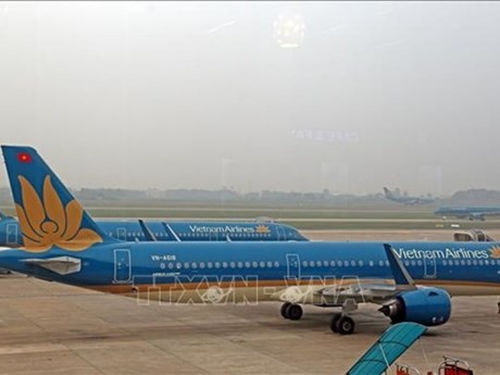 Vietnam Airlines ajusta horarios de vuelos debido a impacto de tifón Khanun (Fuente:VNA)