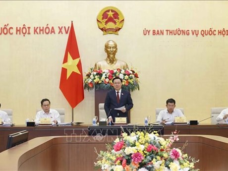 El presidente de la Asamblea Nacional de Vietnam, Vuong Dinh Hue (Fuente:VNA)