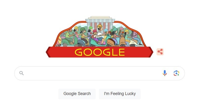 Google cambia la imagen de Doodle para conmemorar el Día Nacional de Vietnam. 