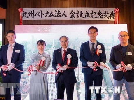 Inauguran la Asociación Empresarial Vietnam-Kyushu. (Fuente: VNA)