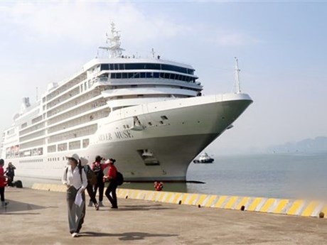 El barco Silver Muse llega a Quang Ninh (Fuente:VNA)