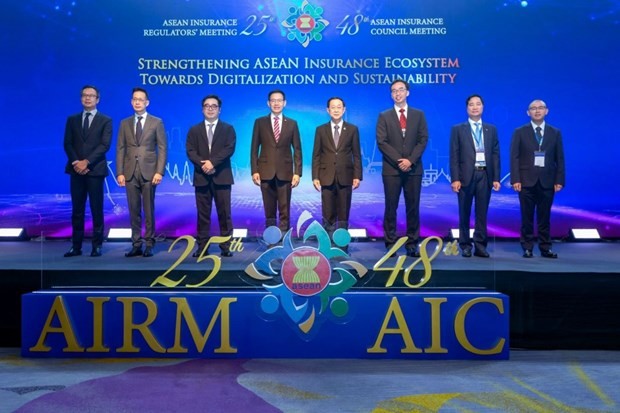 Gerentes de Reguladores de Seguros de la ASEAN (Fuente:thoibaotaichinh.vn) 
