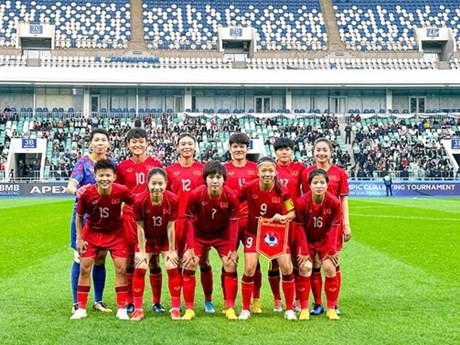 La selección femenina de fútbol de Vietnam (Fuente: VFF)