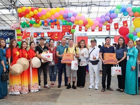 Se realizaron muchas actuaciones culturales y artísticas para rendir homenaje a las contribuciones de los trabajadores extranjeros a la economía de Singapur. (Foto:VNA)