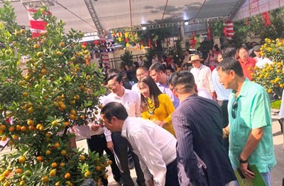 Hanói celebra Festival de flores, árboles ornamentales y productos OCOP 