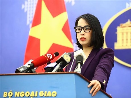 La portavoz del Ministerio de Relaciones Exteriores de Vietnam, Pham Thu Hang (Foto: VNA)