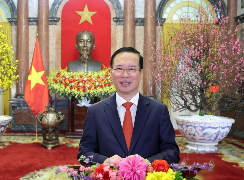 El presidente de Vietnam, Vo Van Thuong. (Fuente: VNA)